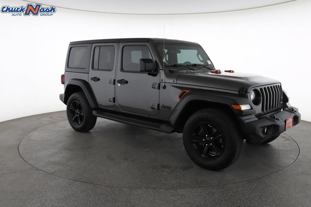 Used 2021 Gray Jeep Sport Altitude 4x4 image 2