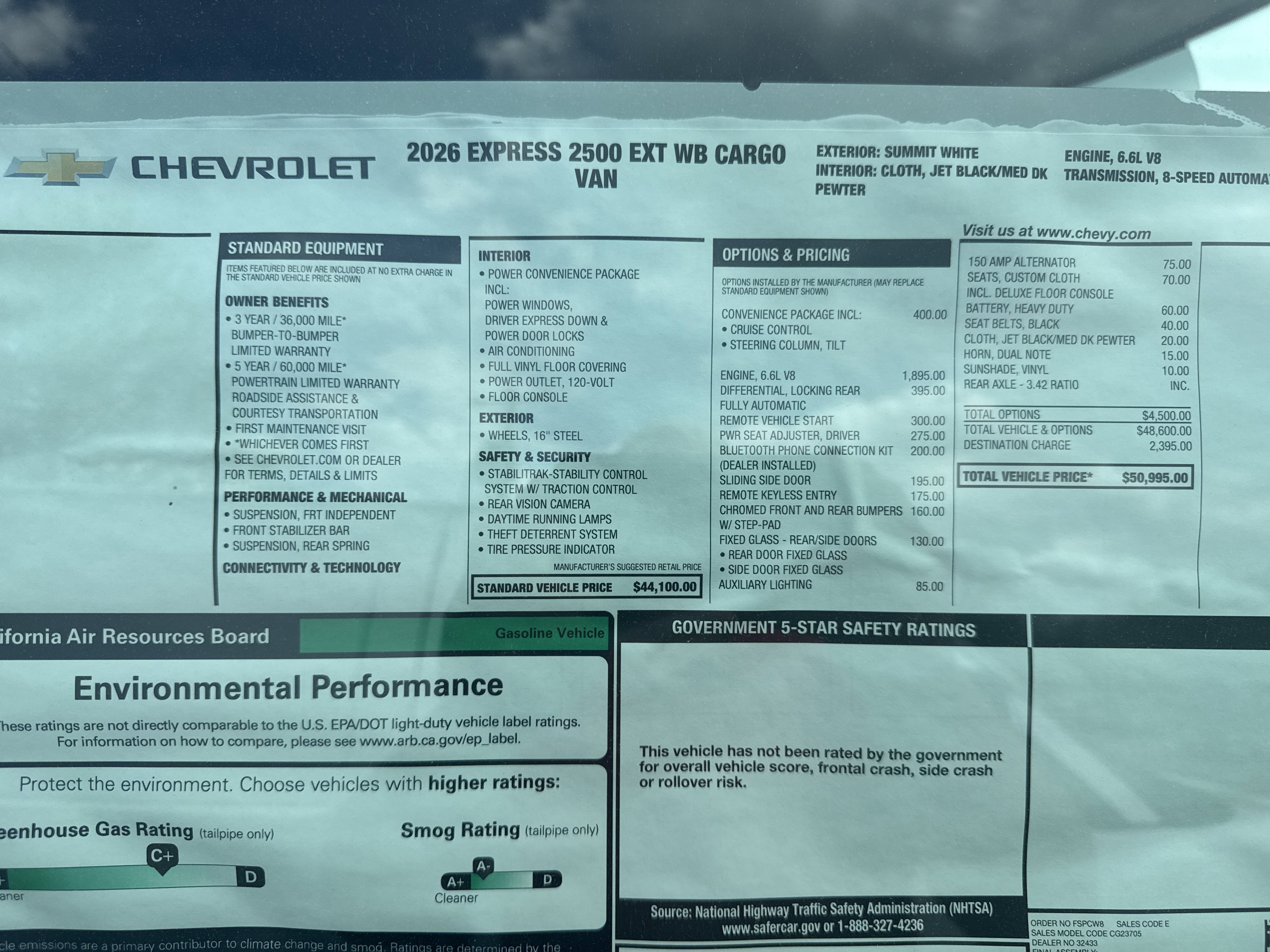 New 2026 Summit White Chevrolet WT image 3