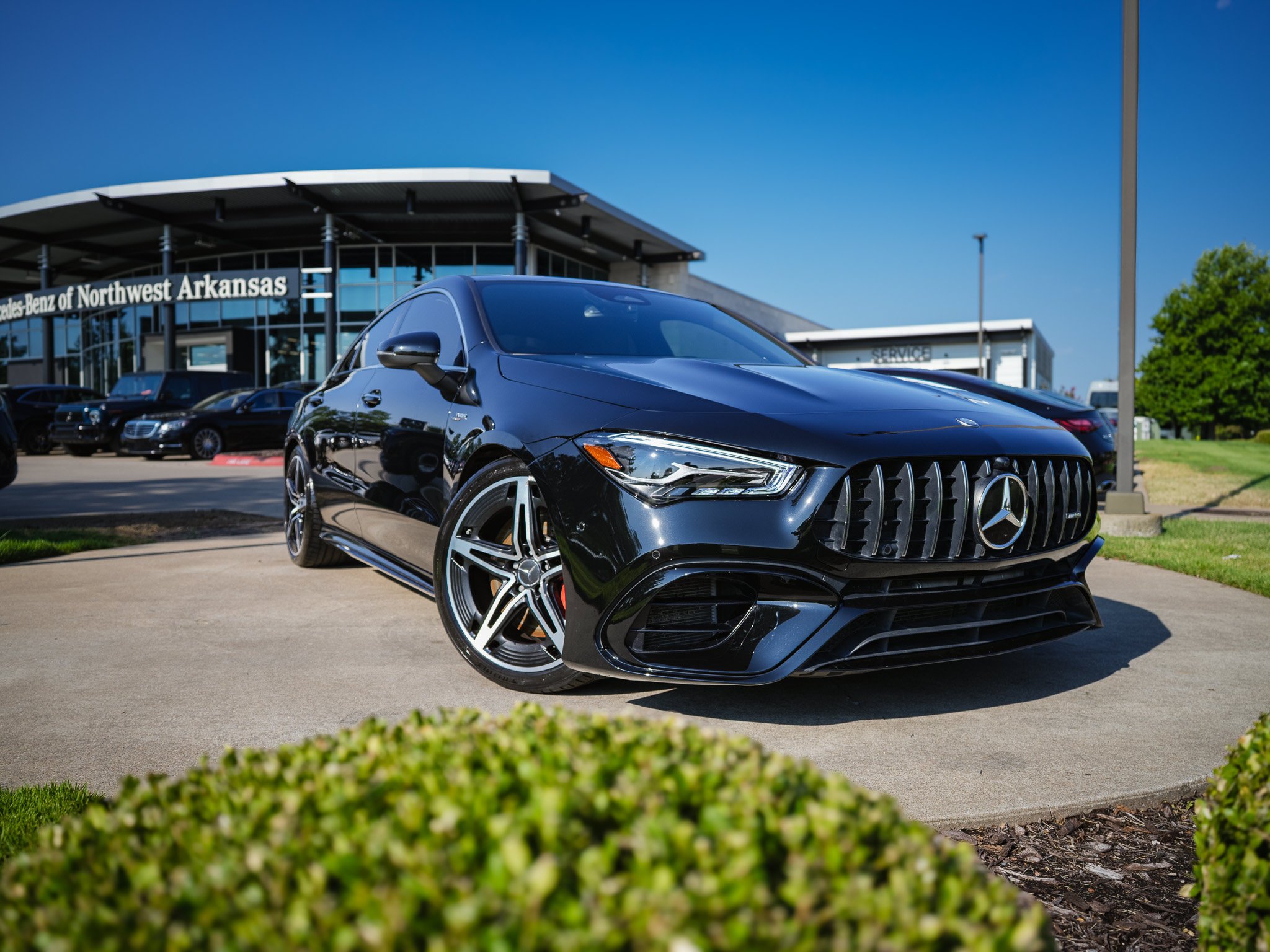 Certified Used 2024 Cosmos Black Metallic Mercedes-Benz CLA 45 AMG® image 2