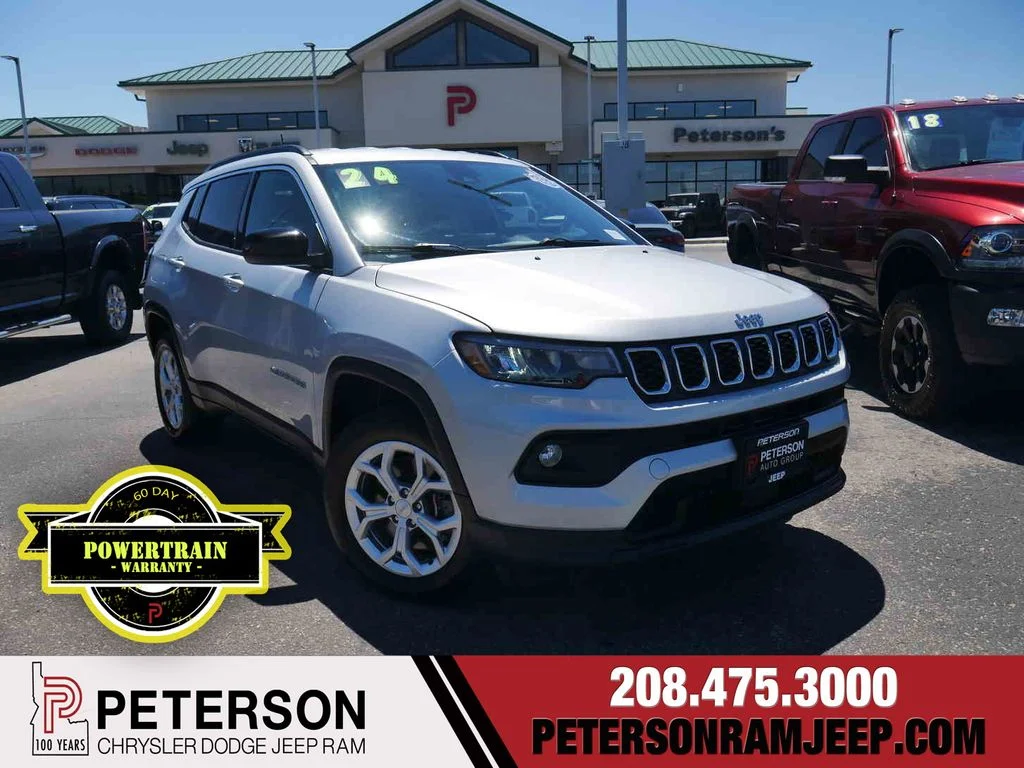 Used 2024 Silver Jeep Latitude image 1