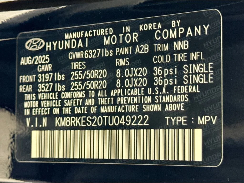 New 2026 Black Hyundai Limited image 48