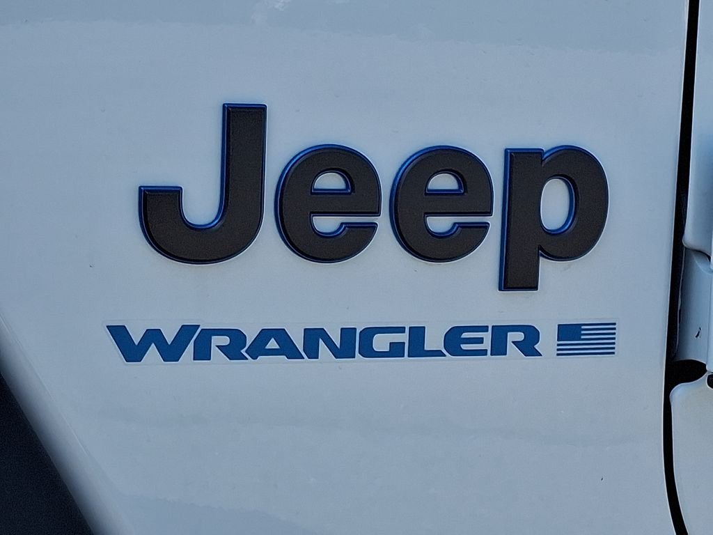 New 2025 Bright White Clearcoat Jeep Sport S 4xe image 19