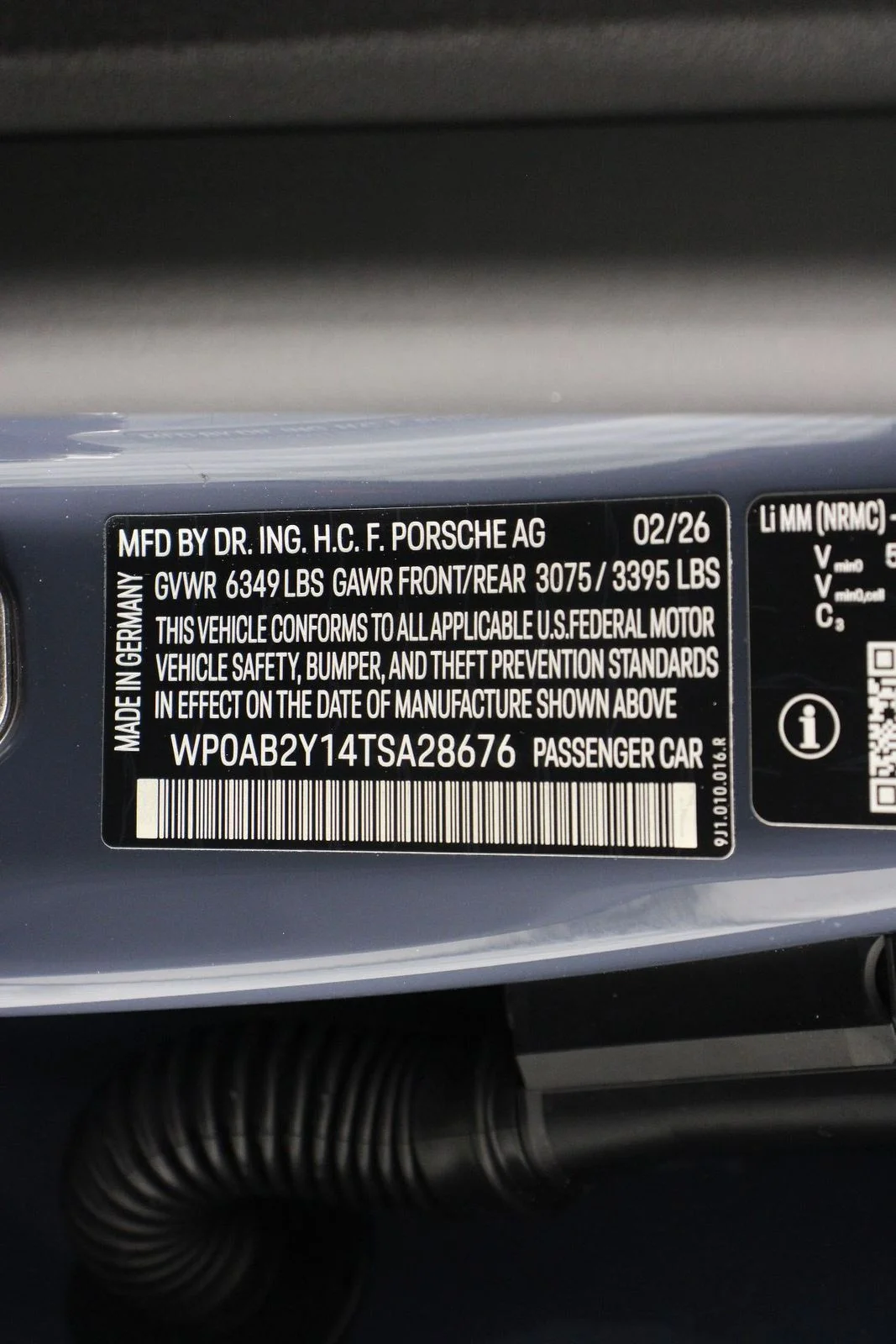 New 2026 Pale Blue Metallic Porsche 4S image 24