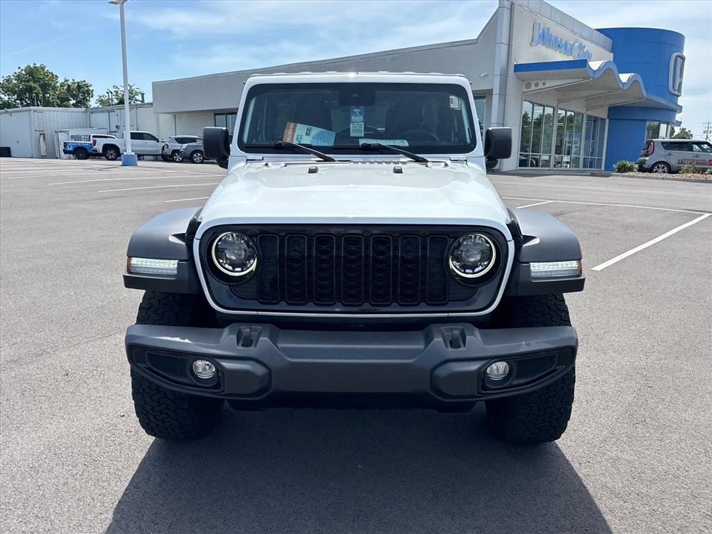 Used 2024 Bright White Clearcoat Jeep Willys image 11
