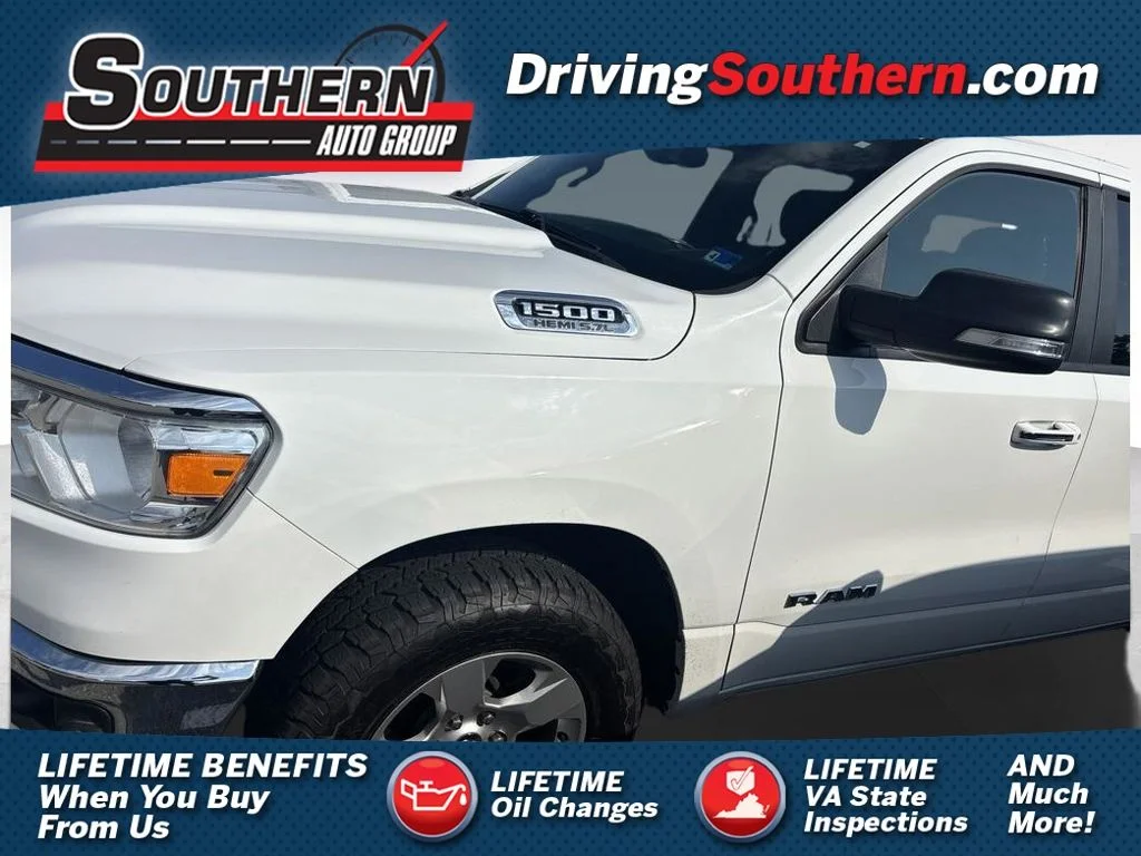 Used 2019 White Ram Big Horn/Lone Star image 1