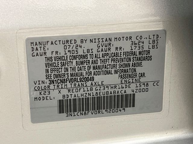 2024 Nissan Versa Sedan SR - Photo 28