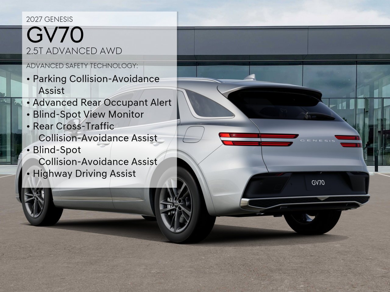 New 2027 Savile Silver Genesis 2.5T ADVANCED image 7