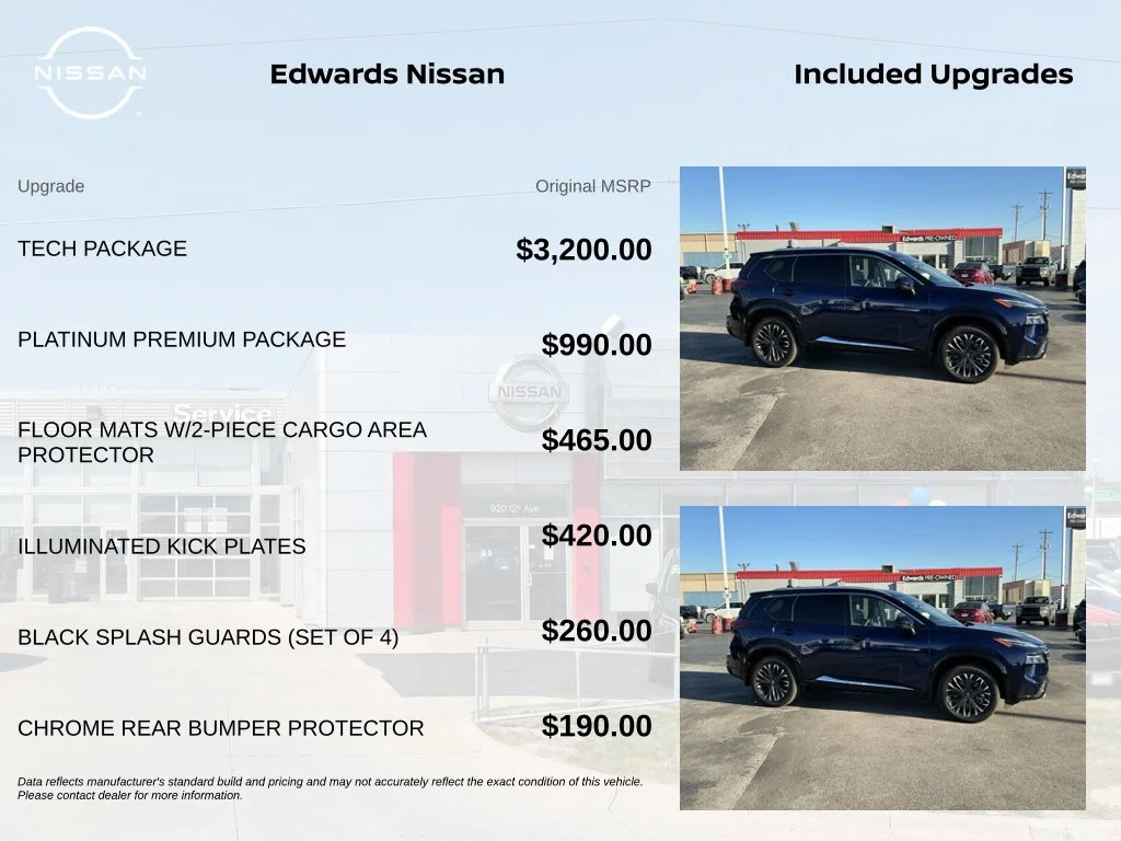 Certified Used 2026 Blue Nissan Platinum image 3