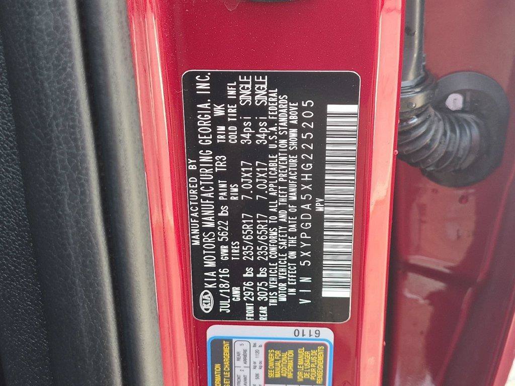 Used 2017 Red Kia LX image 25