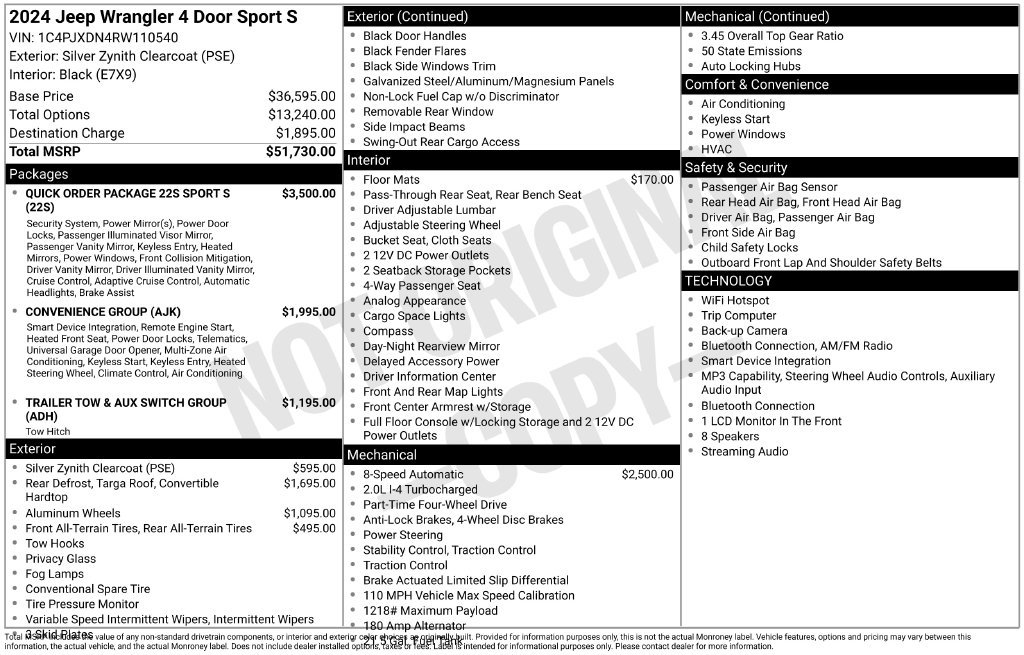 Used 2024 Silver Jeep Sport S image 25