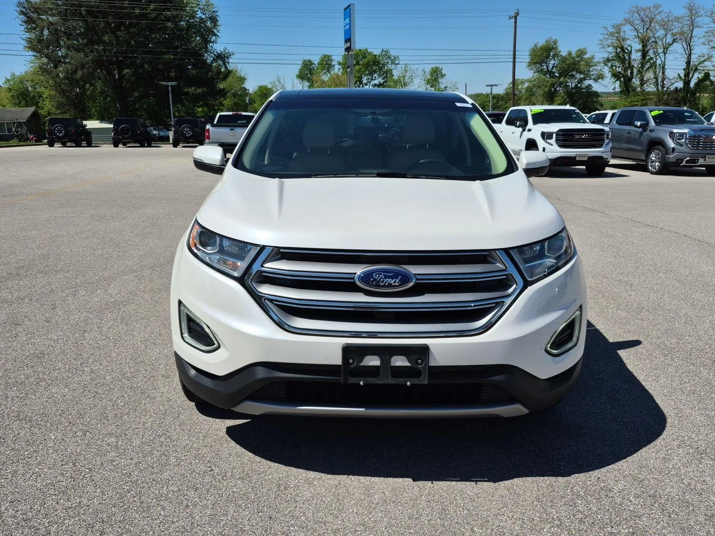 Used 2017 Ford Edge SEL with VIN 2FMPK3J95HBC08551 for sale in Salem, IN