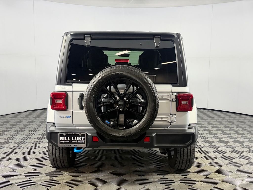 Certified Used 2023 Silver Jeep Sahara 4xe image 7