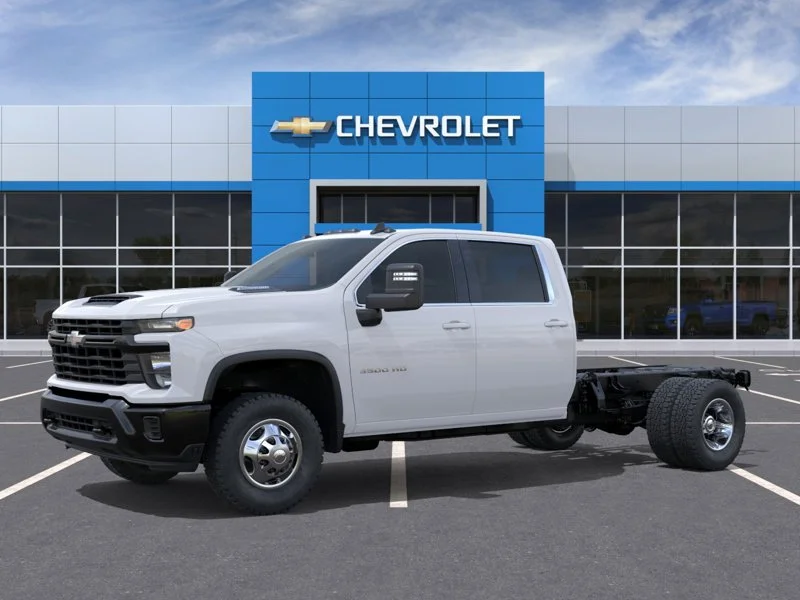 New 2026 White Chevrolet 4WD Crew Cab 177" WB, 60" CA Work Truck image 2