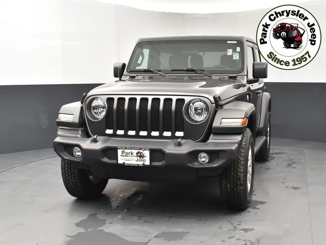 Used 2021 Jeep Wrangler Sport S with VIN 1C4GJXAN6MW563233 for sale in Burnsville, Minnesota