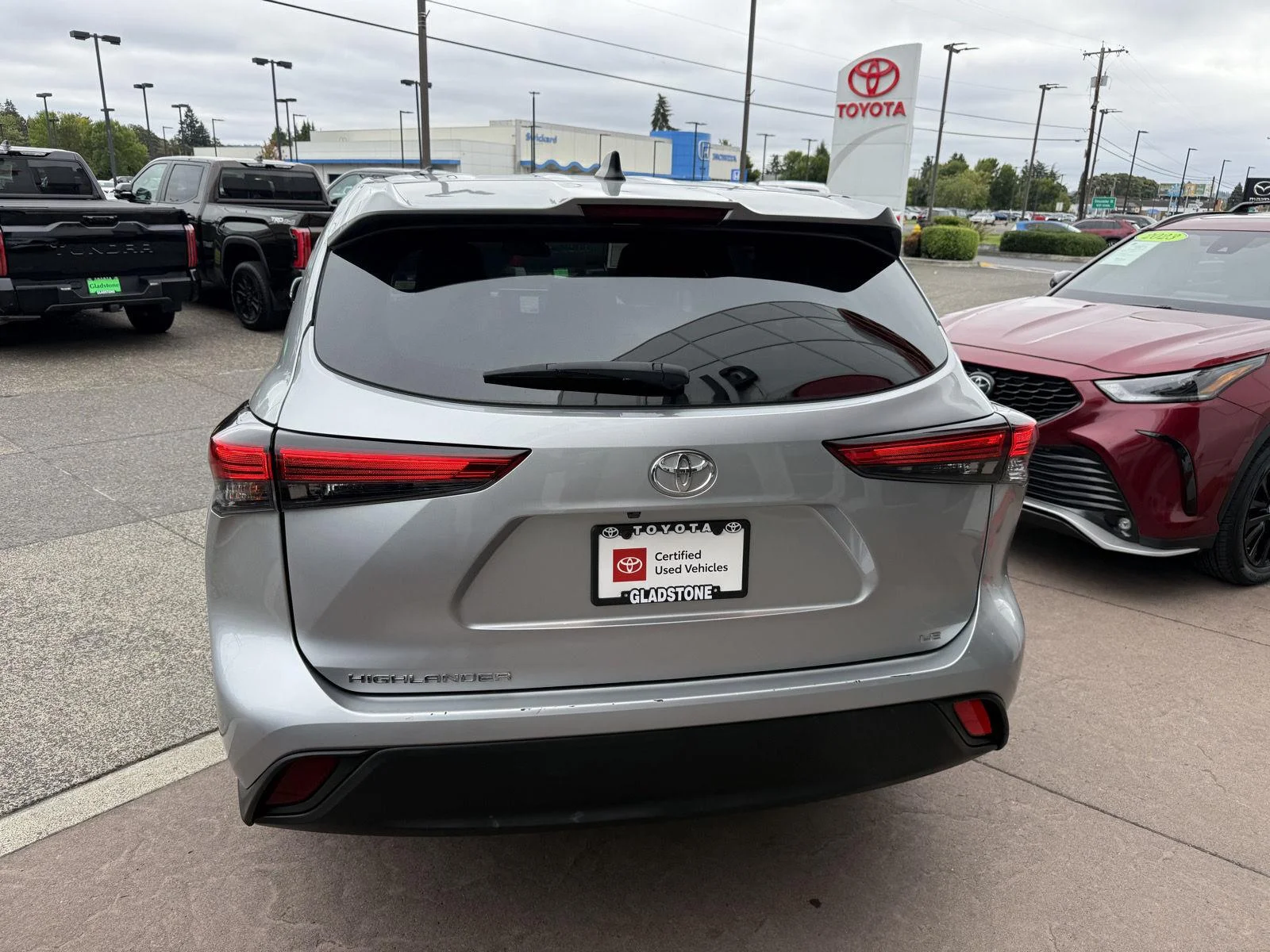 Used 2023 Celestial Silver Metallic Toyota LE image 5