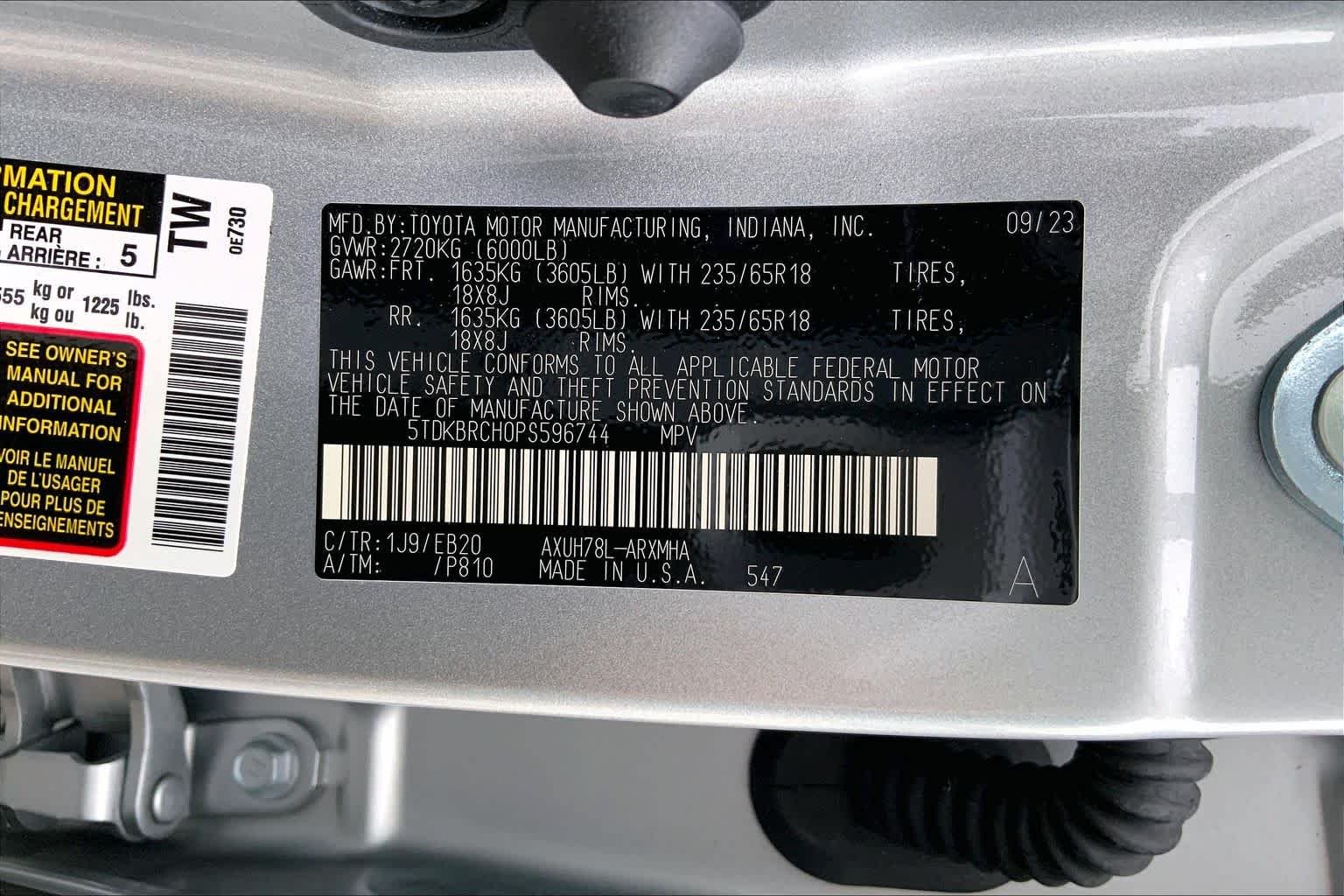 Used 2023 Celestial Silver Metallic Toyota Hybrid XLE image 29