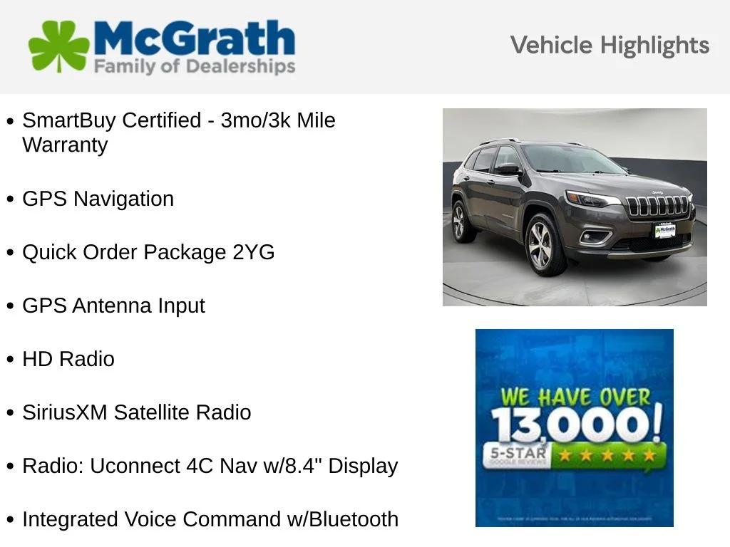 Used 2019 Gray Jeep Limited image 6