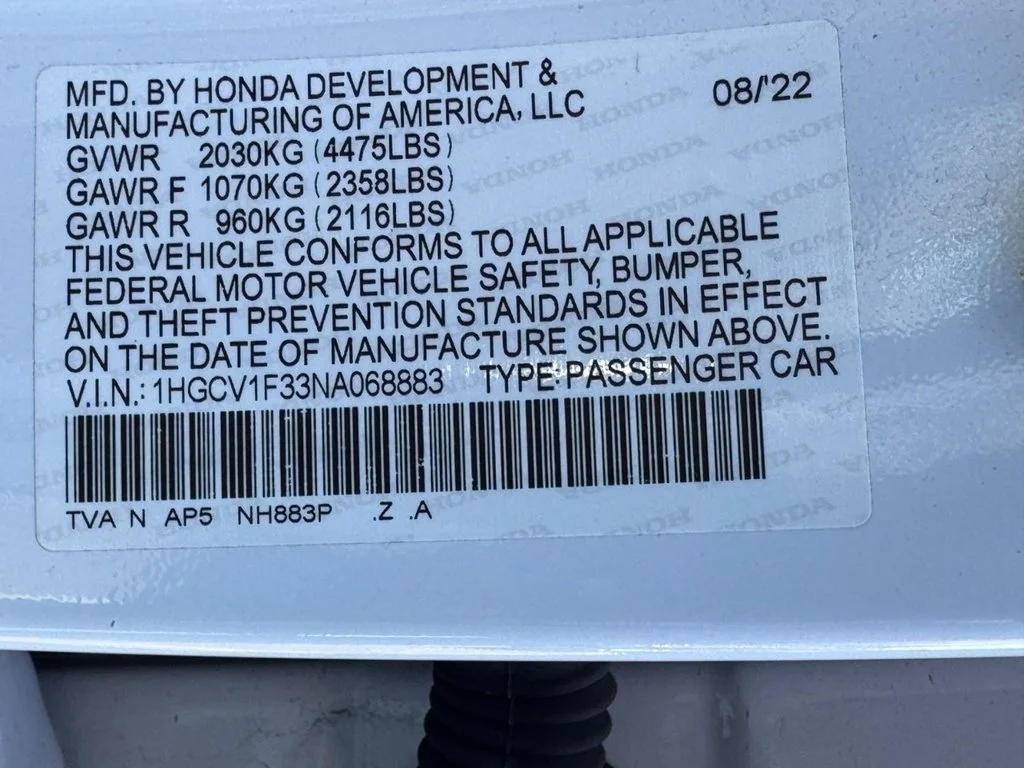 Used 2022 White Honda Sport image 29
