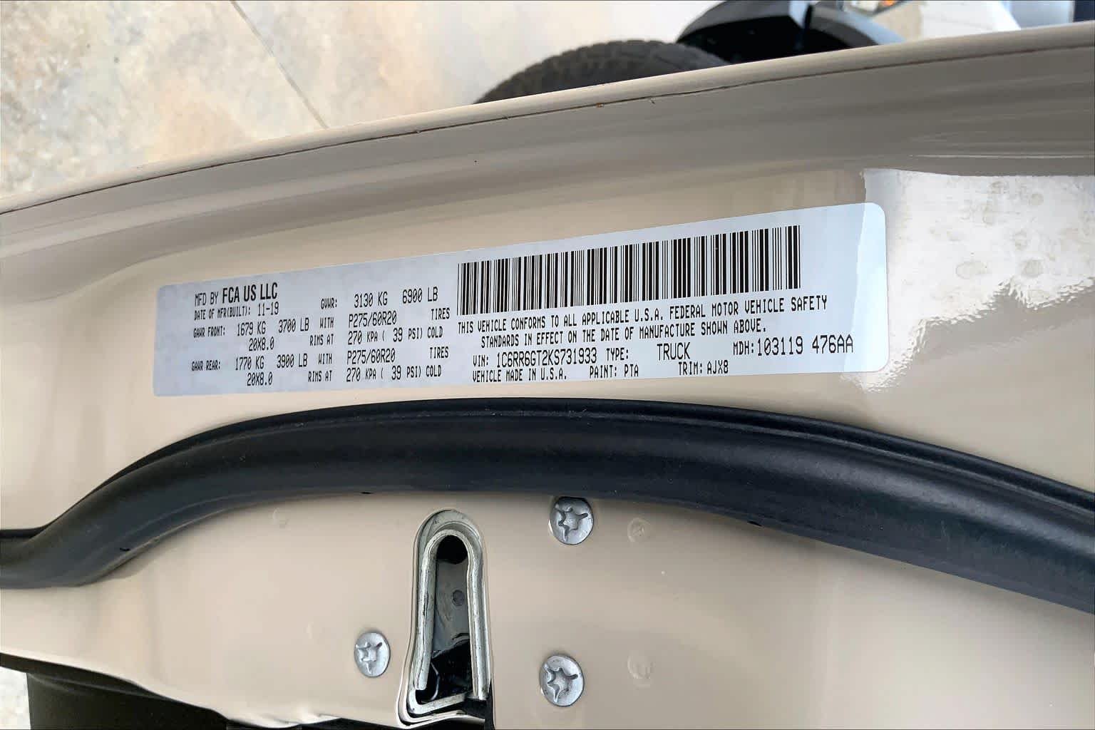 Used 2019 Mojave Sand Clearcoat Ram Warlock image 34