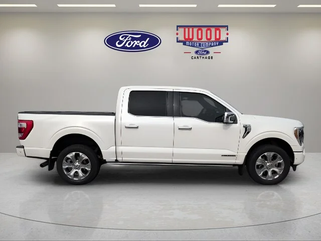 Used 2022 White Metallic Ford Platinum image 2