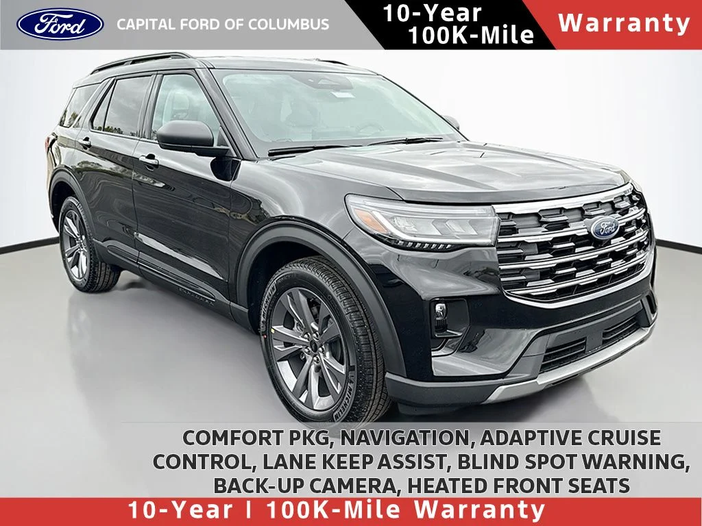 New 2026 Agate Black Metallic Ford Active image 1