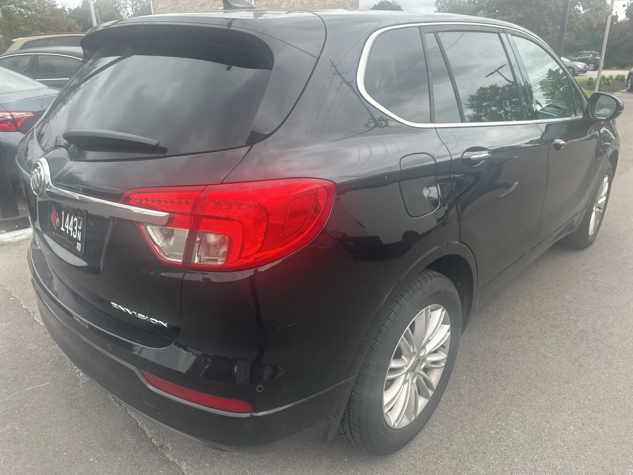 Used 2018 Ebony Twilight Metallic Buick Preferred image 3
