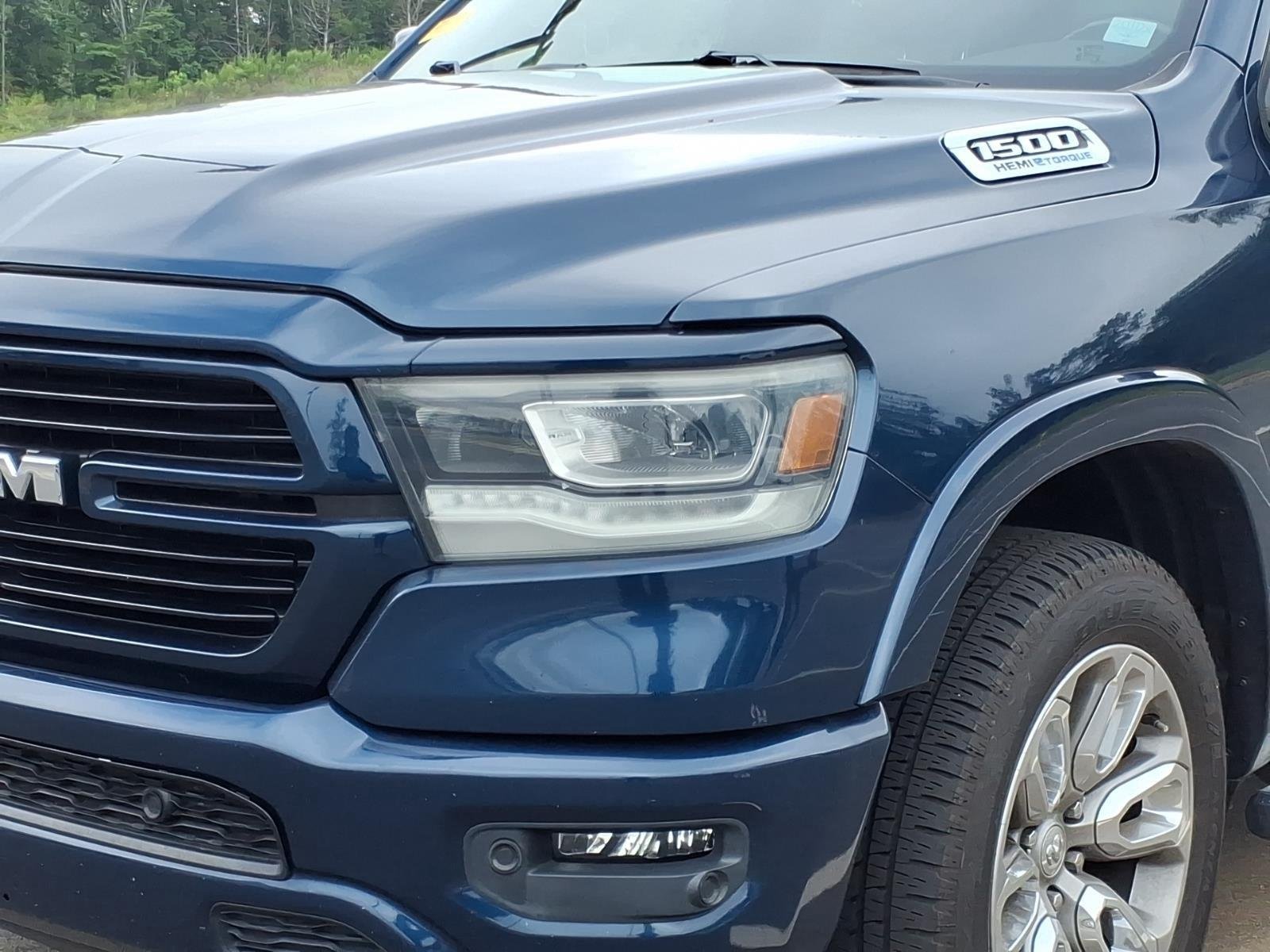 Used 2021 Patriot Blue Pearlcoat Ram Laramie image 2