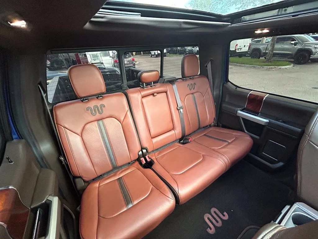 Used 2022 Blue Metallic Ford King Ranch image 34