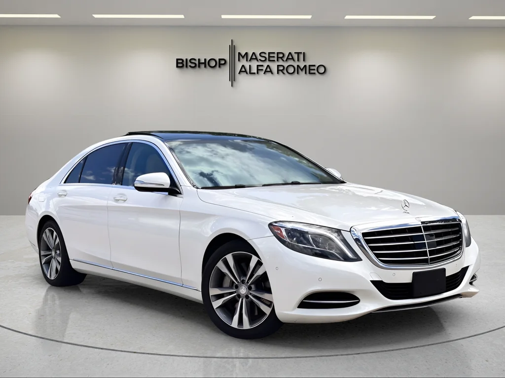 Used 2014 White Mercedes-Benz S 550 image 1