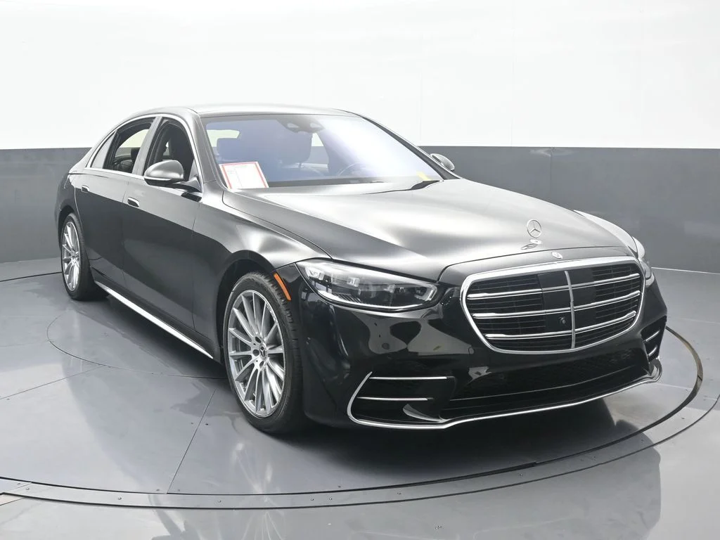 Used 2021 Obsidian Black/designo Diamon White Mercedes-Benz S 580 image 8