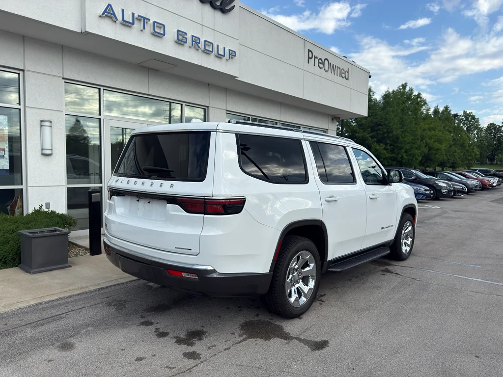Used 2022 Bright White Clearcoat Jeep Series I image 3