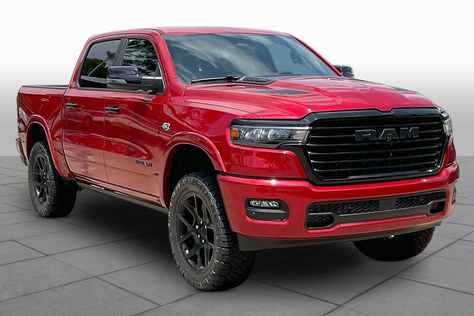 New 2026 Molten Red Pearl-Coat Exterior Paint RAM Laramie image 2