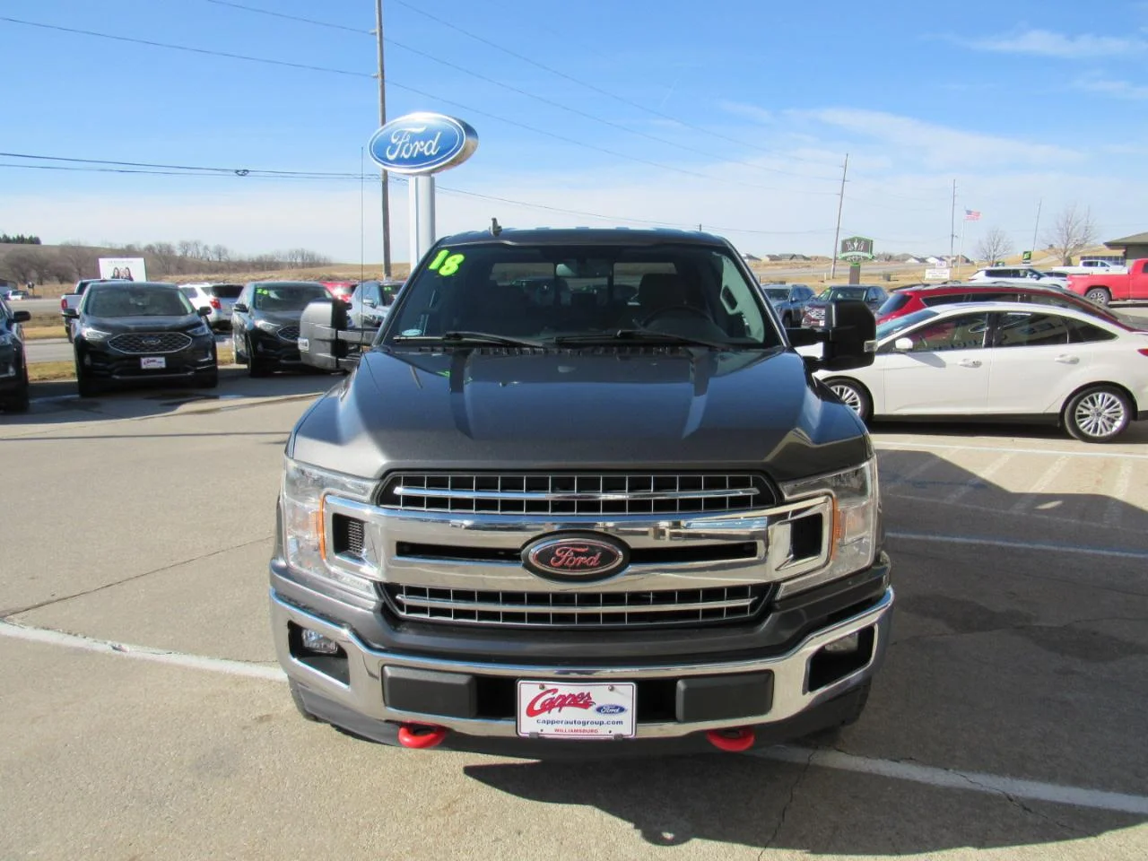 Used 2018 Ford F-150 XLT with VIN 1FTEW1EG9JKD01436 for sale in Williamsburg, IA