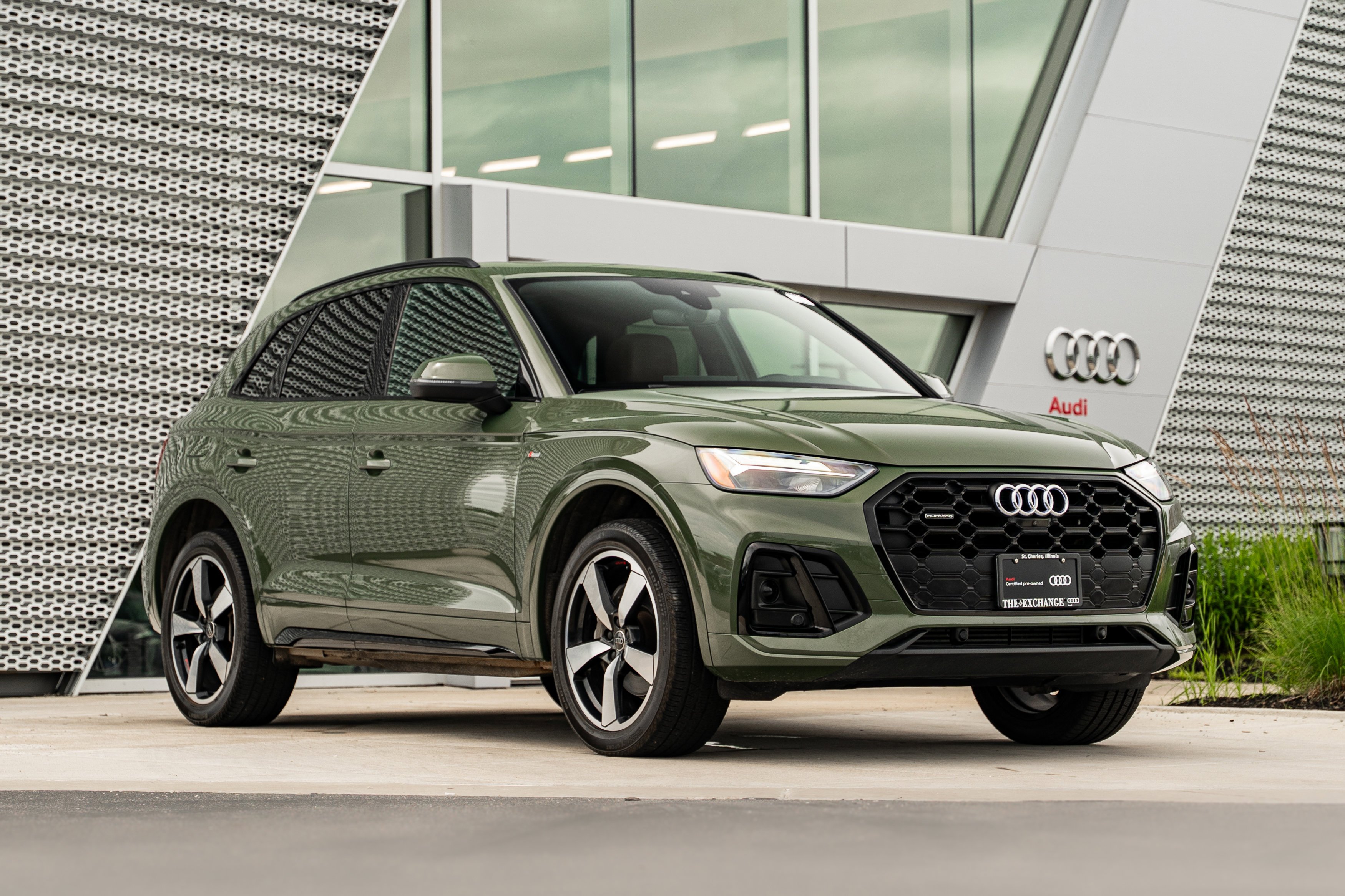 Certified Used 2023 District Green Metallic Audi S line Premium Plus image 1