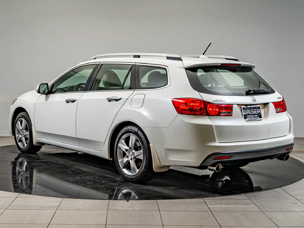 Used 2012 Bellanova White Pearl Acura 5dr Sport Wgn I4 Auto Tech Pkg image 6