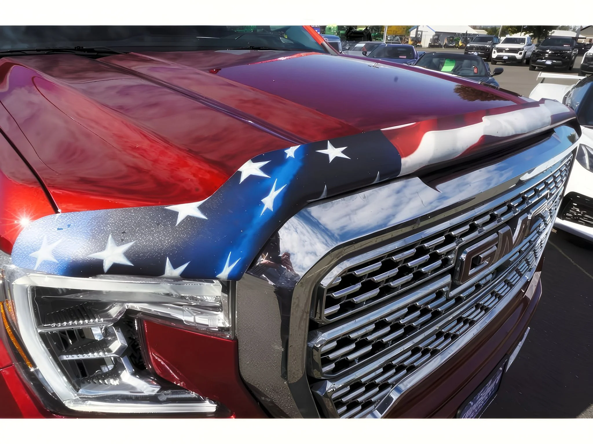 Used 2021 Cayenne Red Tintcoat GMC Denali image 10