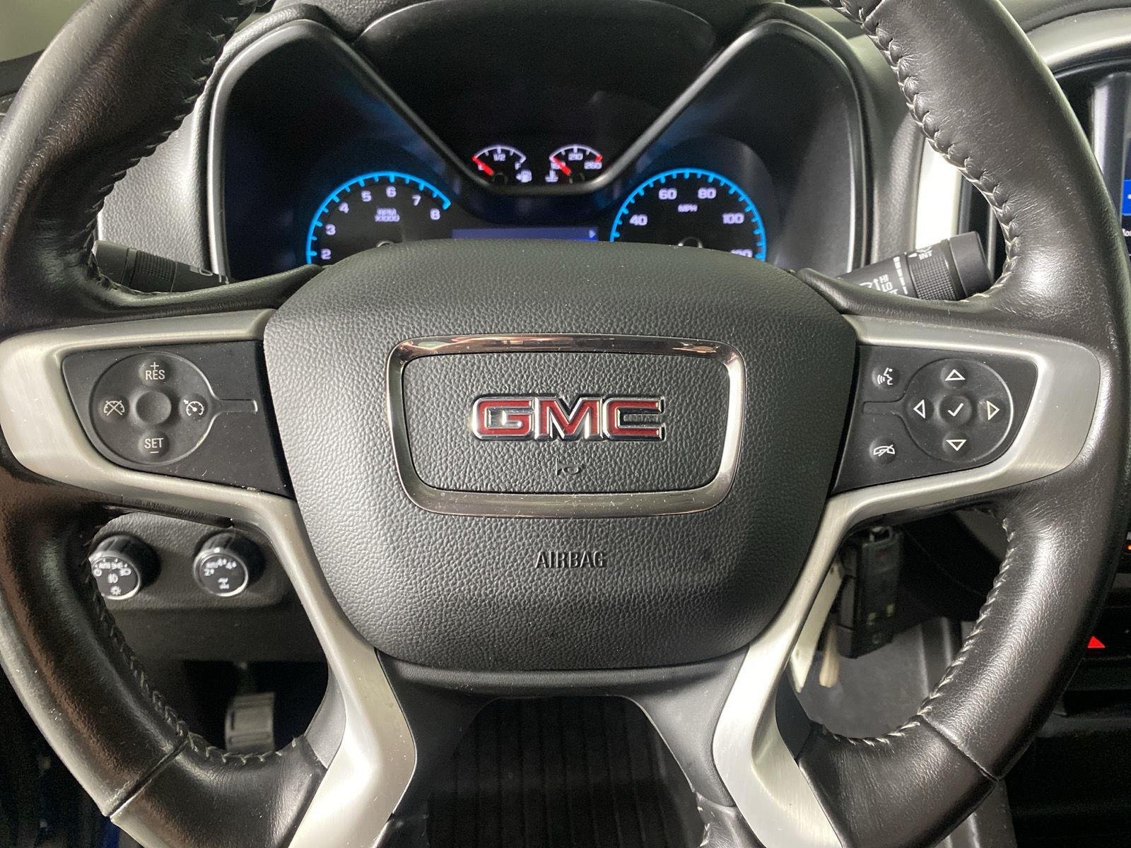 Used 2020 Blue Emerald Metallic GMC 4WD SLE image 25