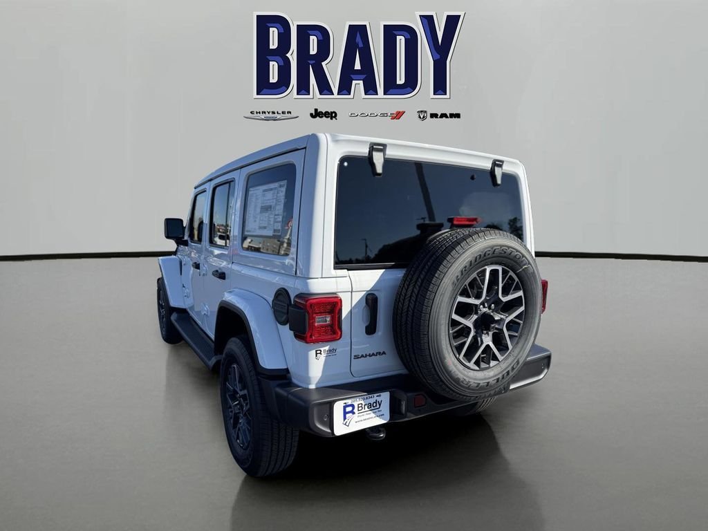 New 2026 Bright White Clear-Coat Exterior Paint Jeep Sahara image 5