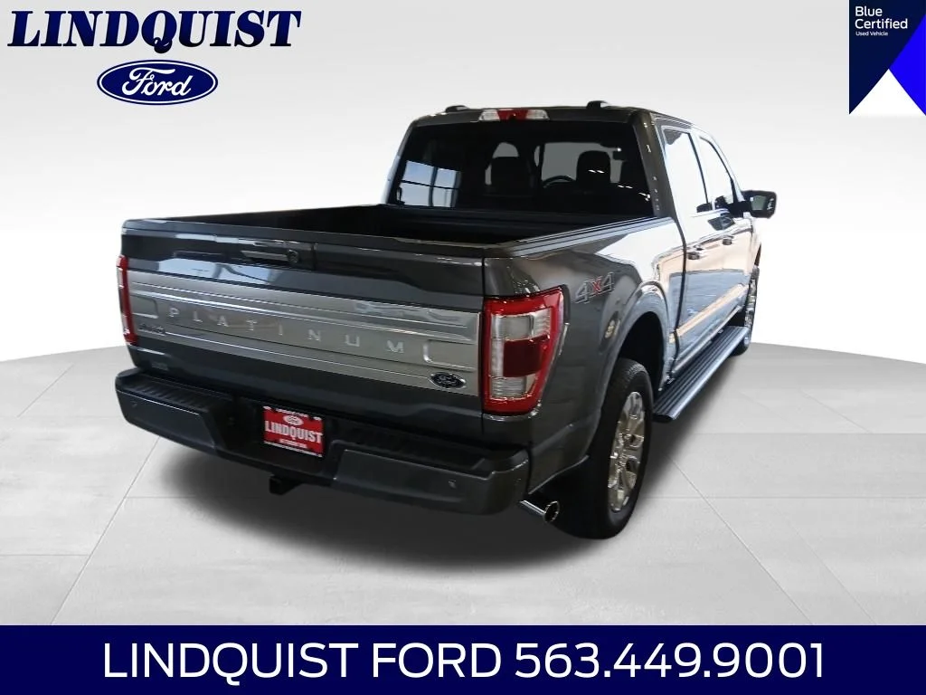 Certified Used 2022 Gray Metallic Ford Platinum image 9