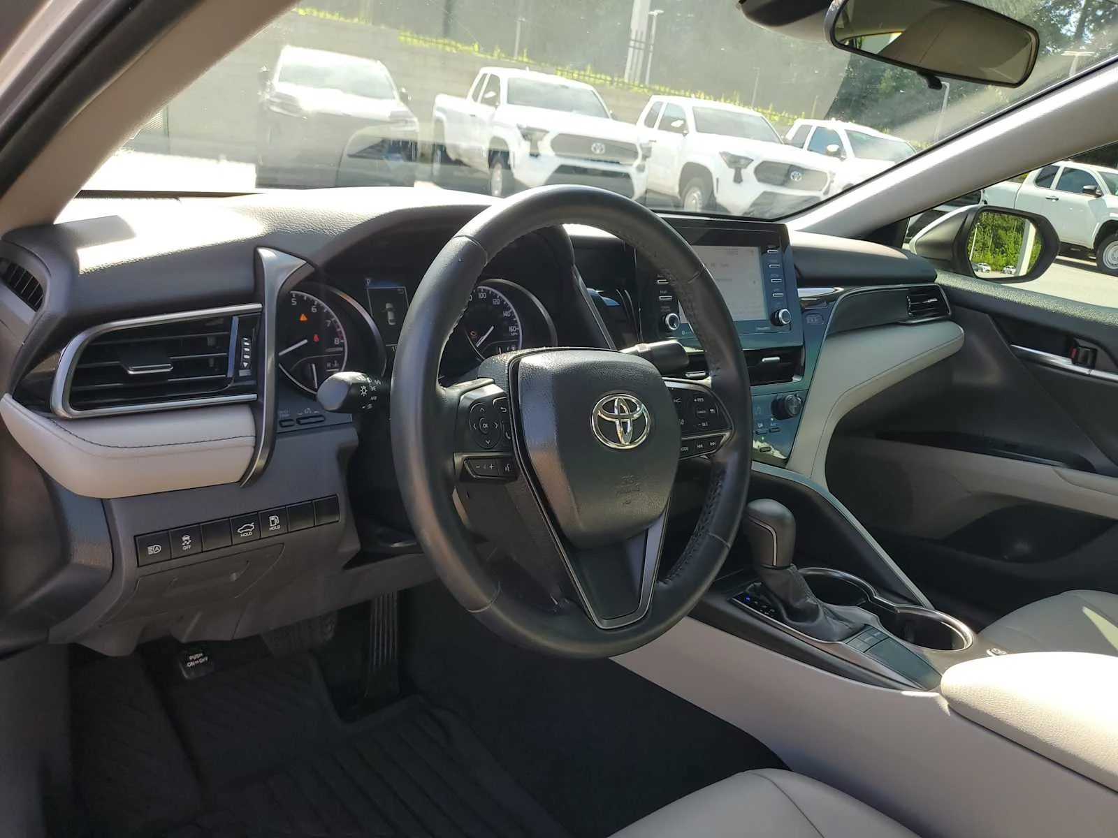 Used 2022 Celestial Silver Metallic Toyota SE image 14
