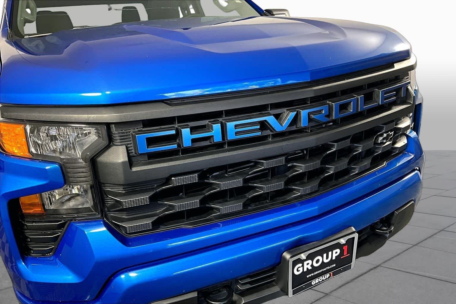 Certified Used 2024 Glacier Blue Metallic Chevrolet Custom image 28