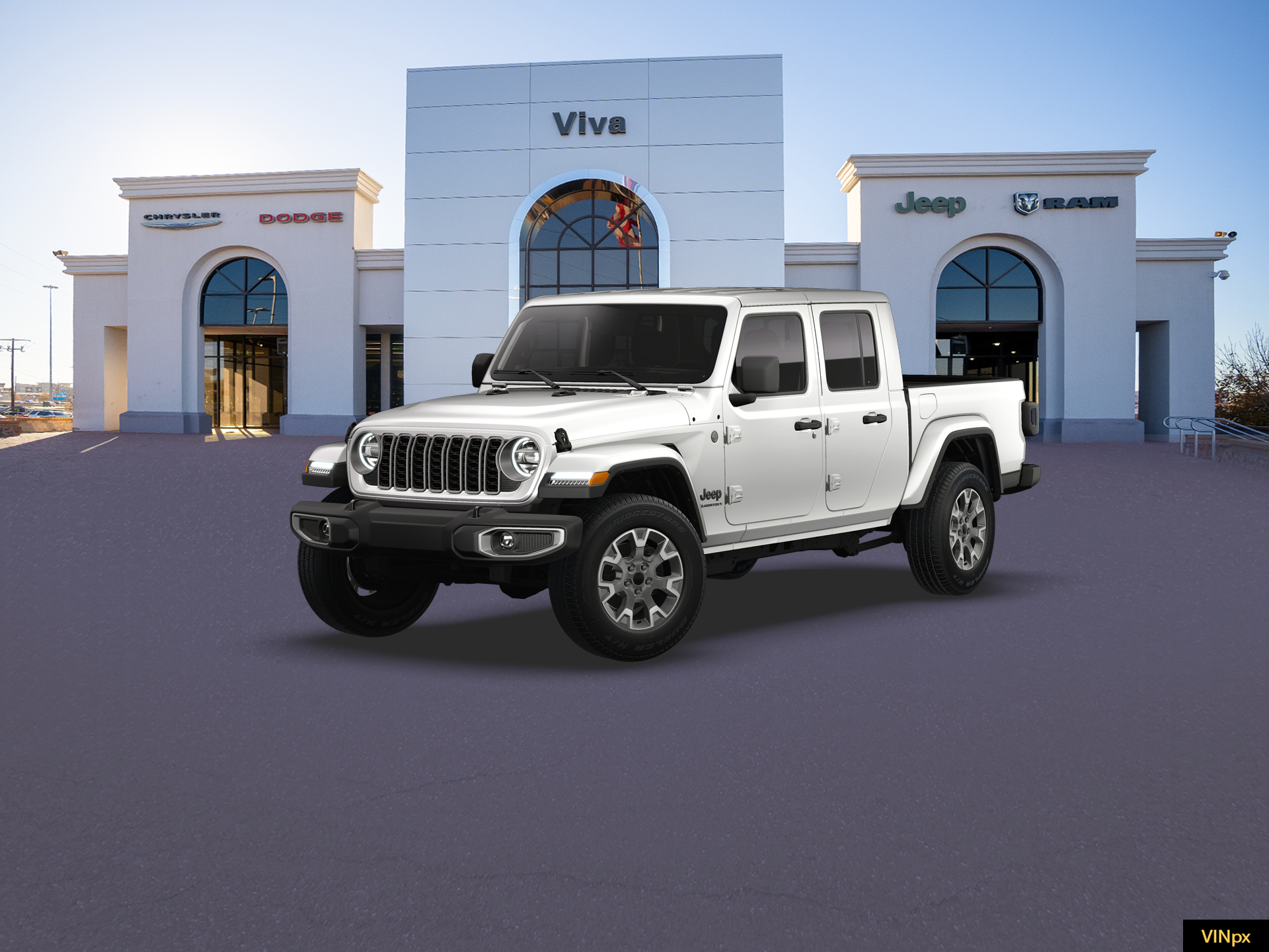 New 2026 Bright White Clearcoat Jeep Sahara image 1