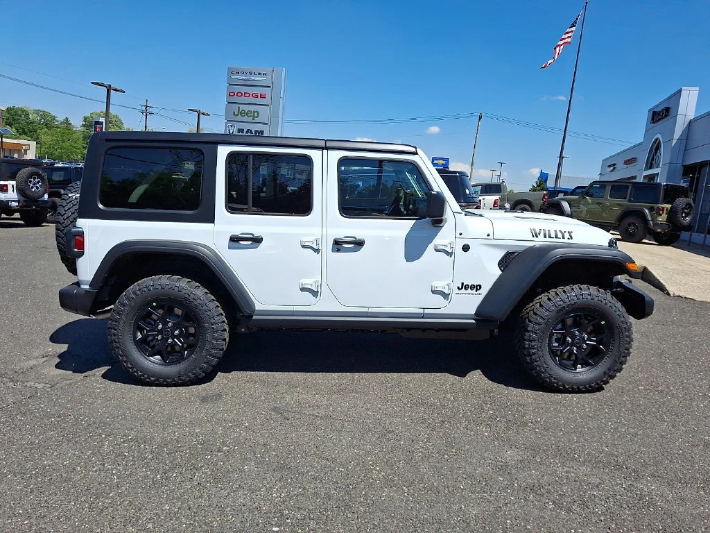 New 2026 Bright White Clear-Coat Exterior Paint Jeep Willys image 9