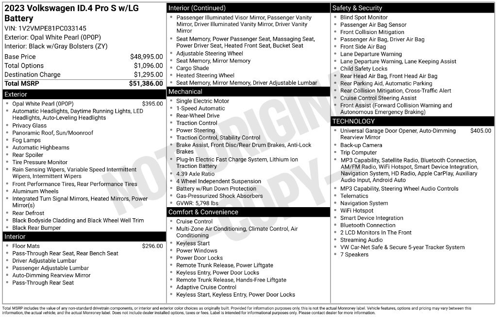 Certified Used 2023 White Volkswagen Pro S image 38
