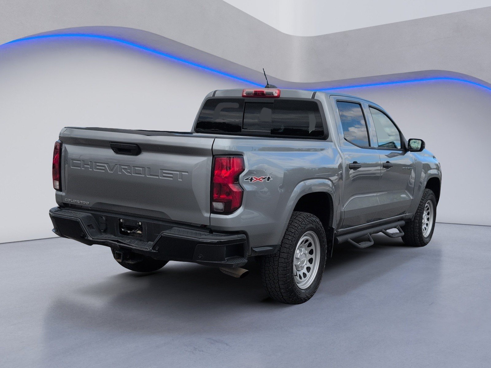 Used 2024 Sterling Gray Metallic Chevrolet WT image 3