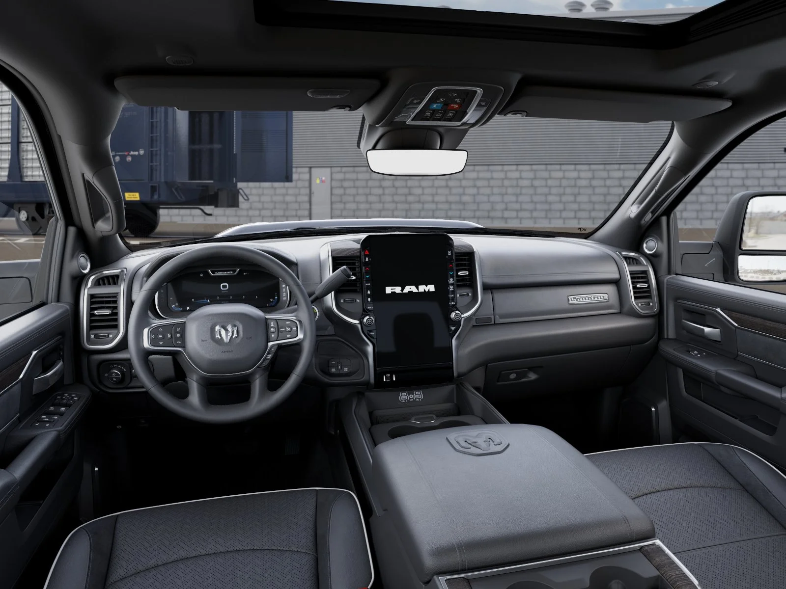 New 2027 Diamond Black Crystal Pearl-Coat Exterior Paint RAM LARAMIE image 8