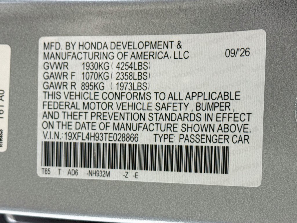 New 2026 Solar Silver Metallic Honda Sport Touring image 33