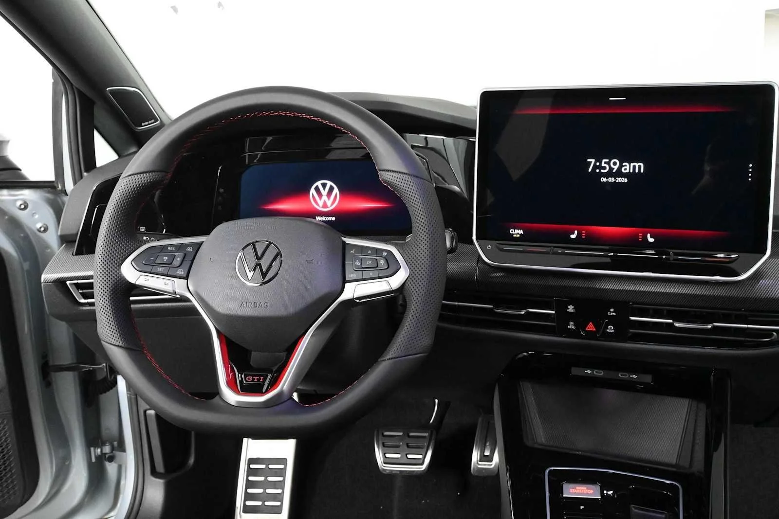 New 2026 Alpine Silver Metallic Volkswagen SE image 3