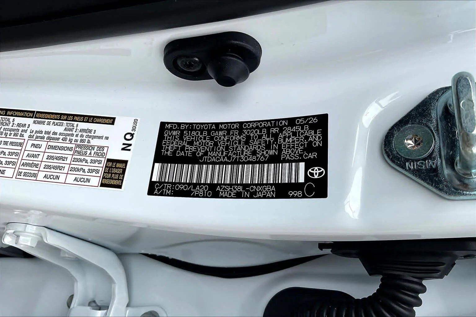 New 2026 Oxygen White Toyota Limited image 19