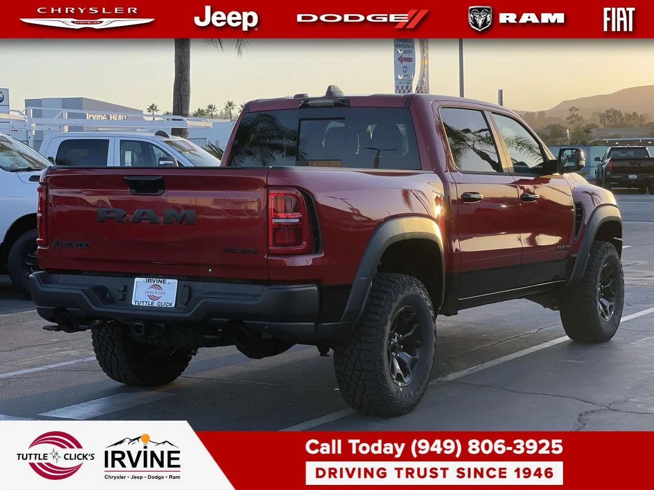 New 2027 Molten Red Pearl-Coat Exterior Paint RAM RHO image 12